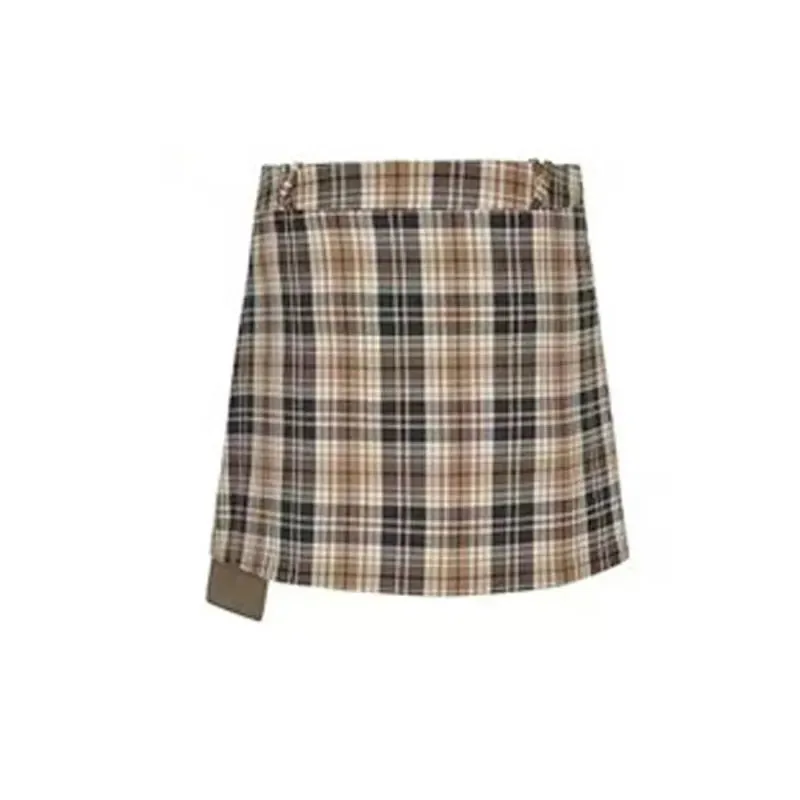 Advbridge -  Tweed Skirt Sets Ladies Korean Short Jacket Blazer Spring New Preppy College Style Hot Girls Wear Two Piece Skirts Women's Suits