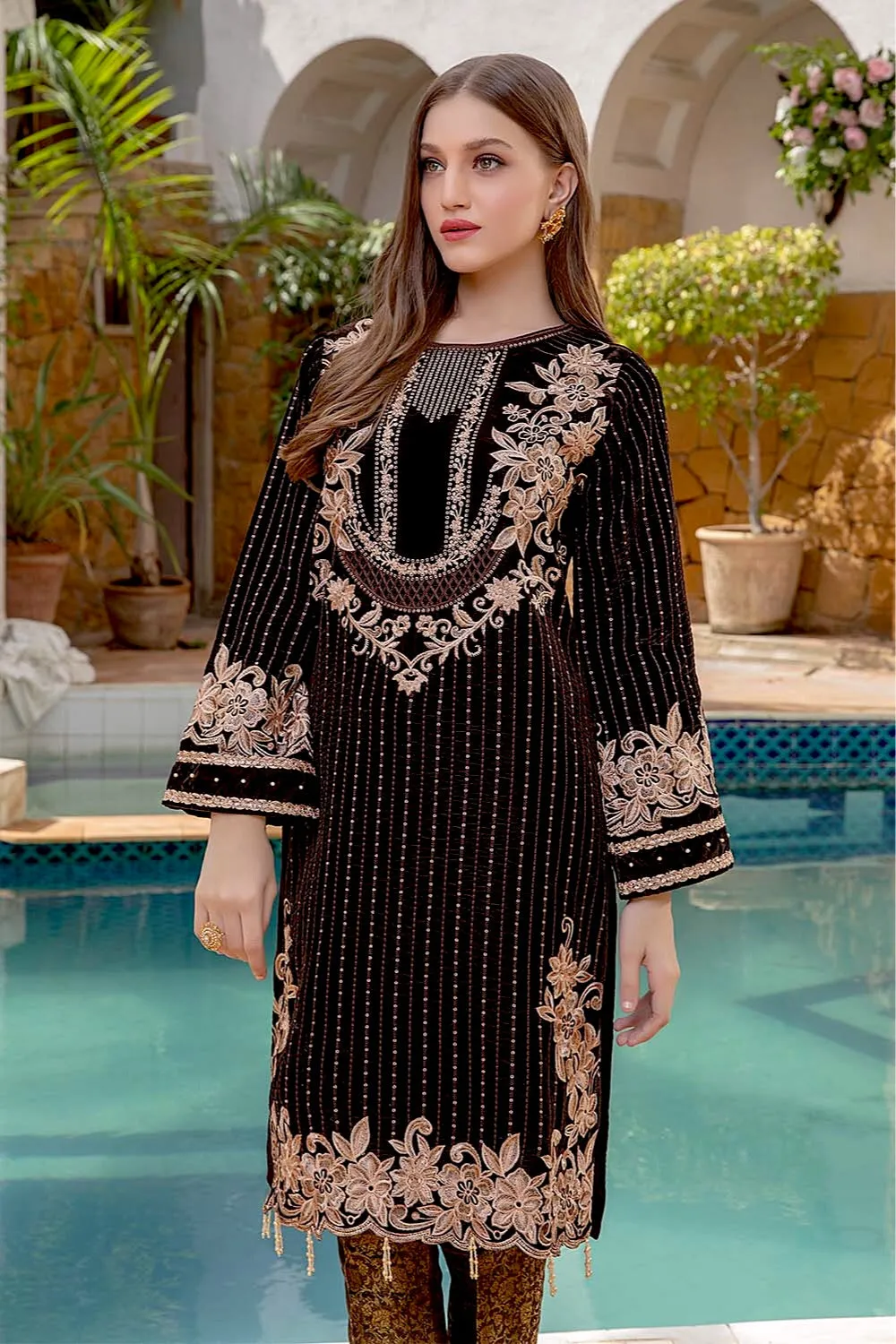 Azure Velvet Winter 2Pc Collection  – Stellar