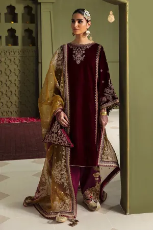 Baroque Embroidered Velvet Collection UF-465