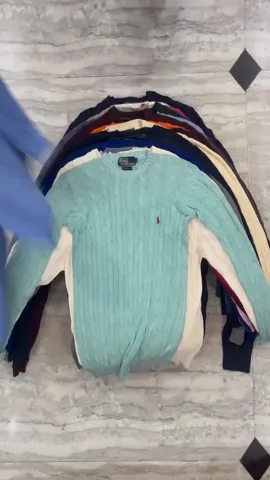Custom handpick Ralph Lauren Cable Knit and 1/4 zip Sweaters