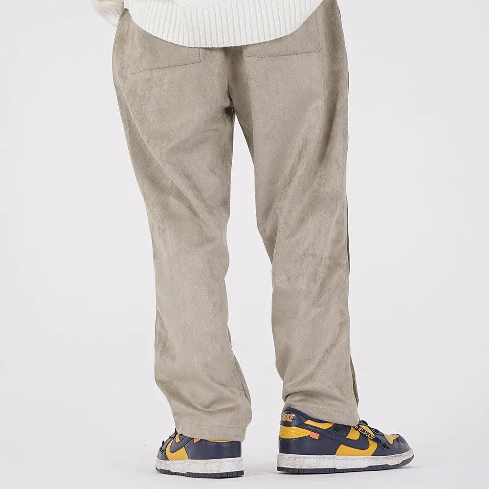 Embroidered Velvet Sweatpants Men