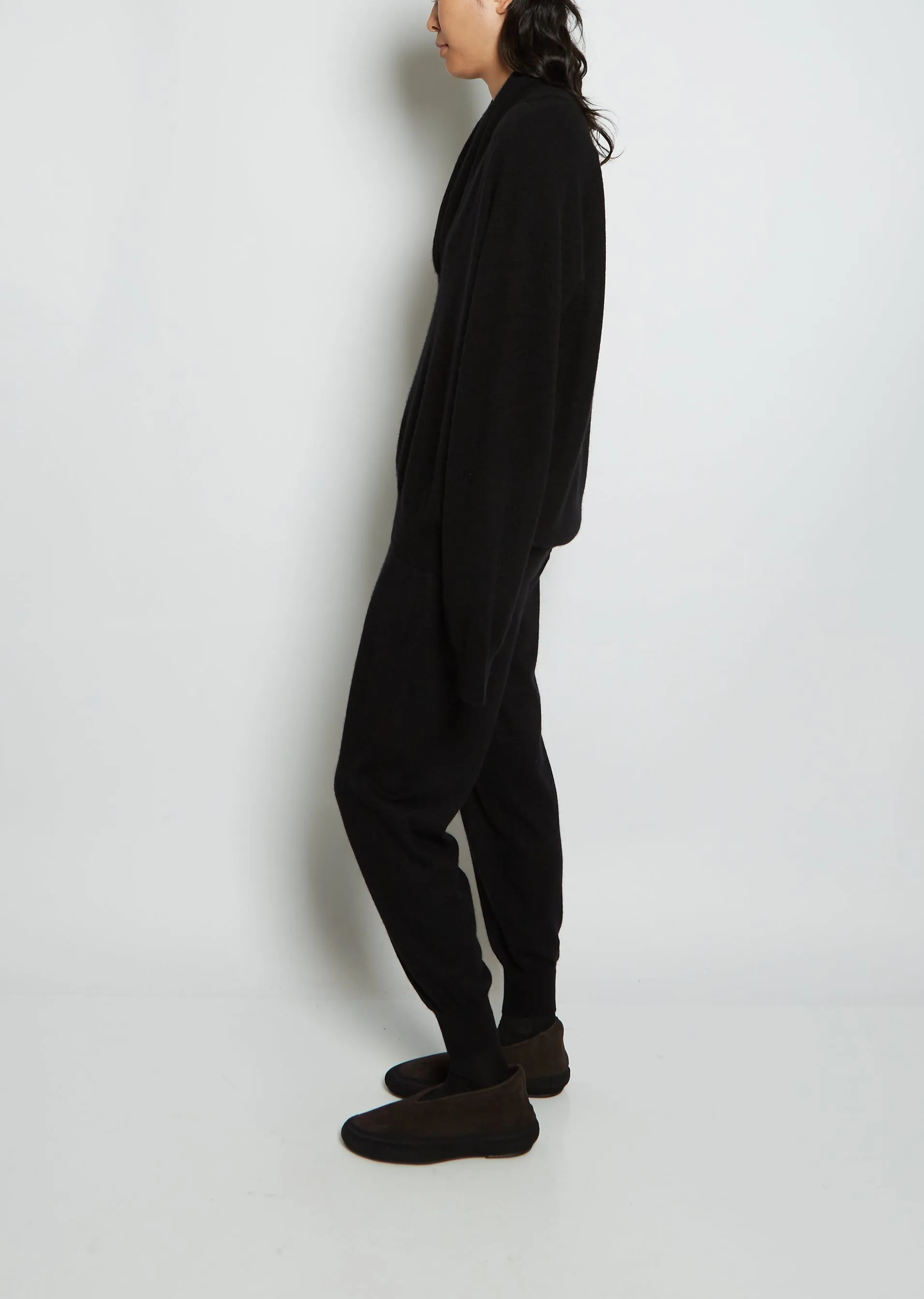 Hamza Cashmere Sweater — Black