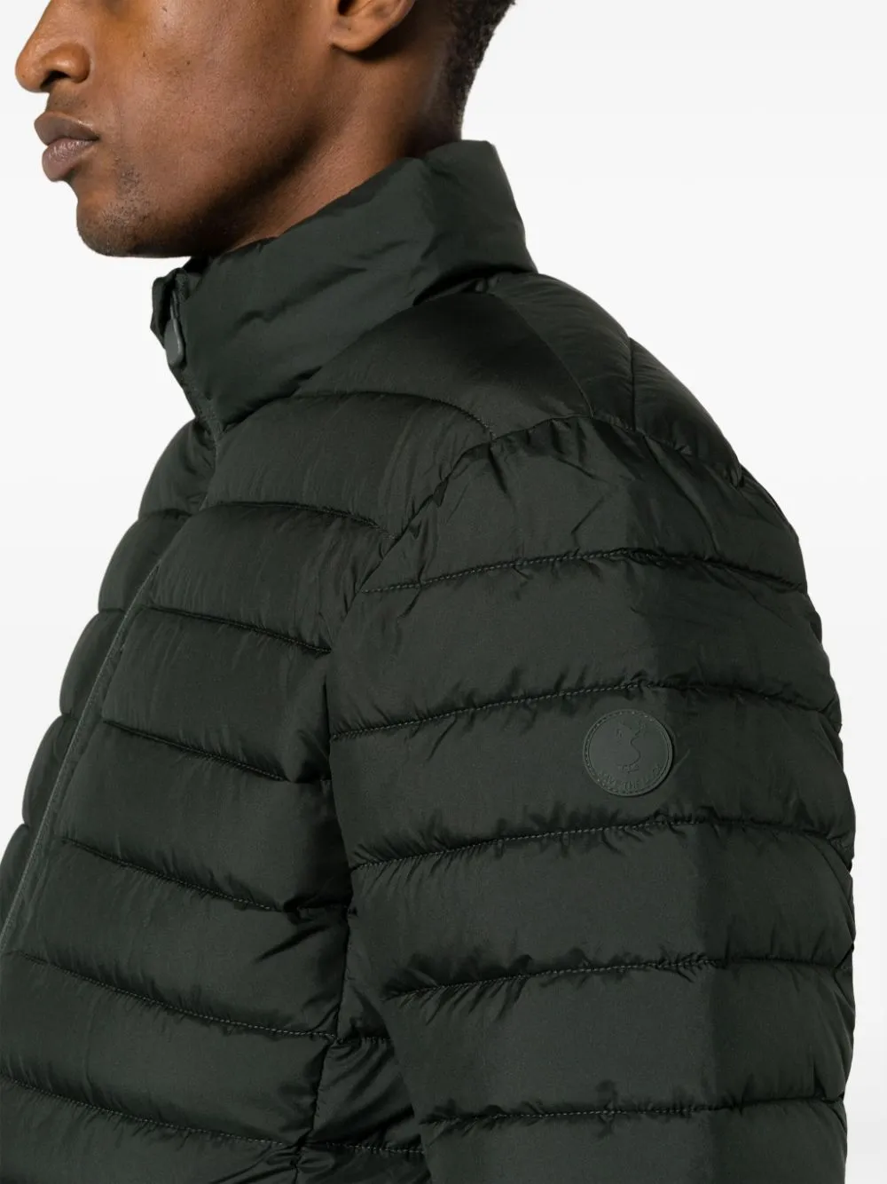 logo-patch padded-design jacket