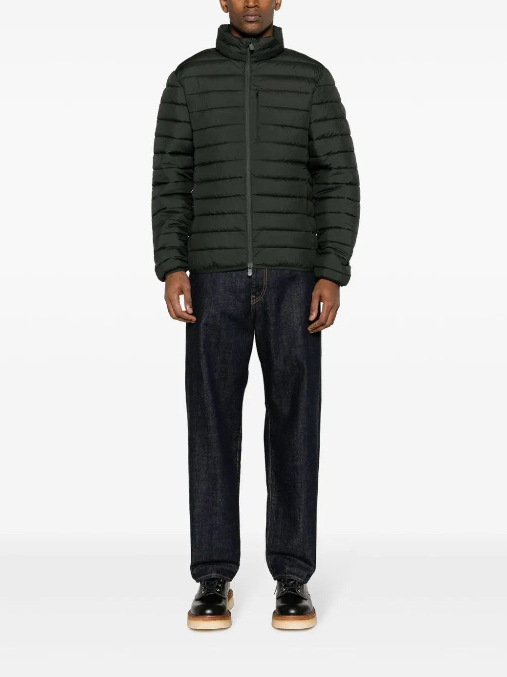 logo-patch padded-design jacket