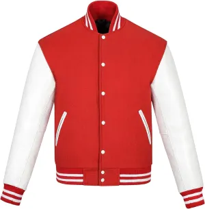 Varsity Jacket Baseball Letterman Jacket Wool and Leather Premium Quality Unisex Basketball Jacket