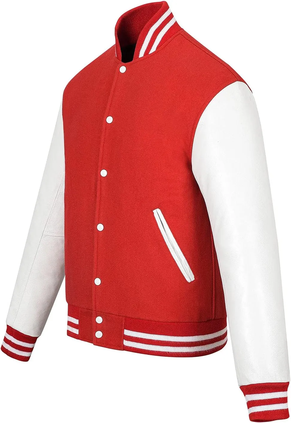 Varsity Jacket Baseball Letterman Jacket Wool and Leather Premium Quality Unisex Basketball Jacket