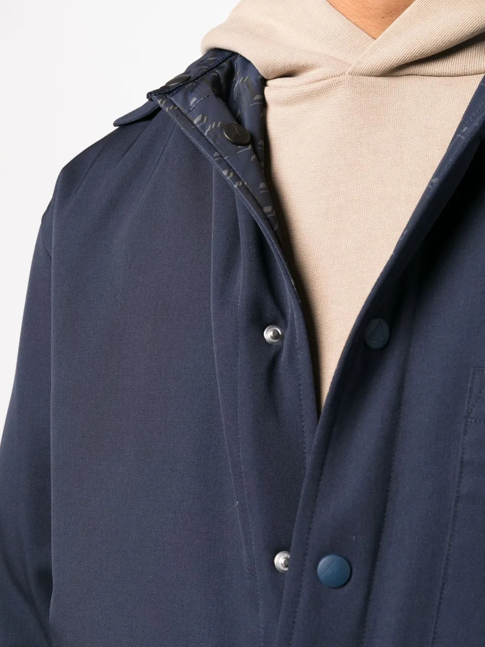Virgin-Wool Shirt Jacket